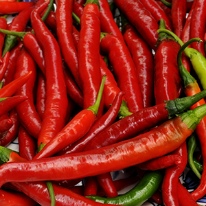 hot peppers