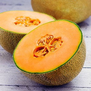 sweet Melon with seeds